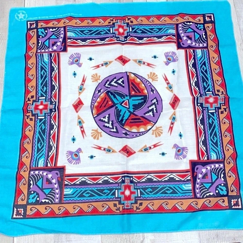 Boho small bandana scarf